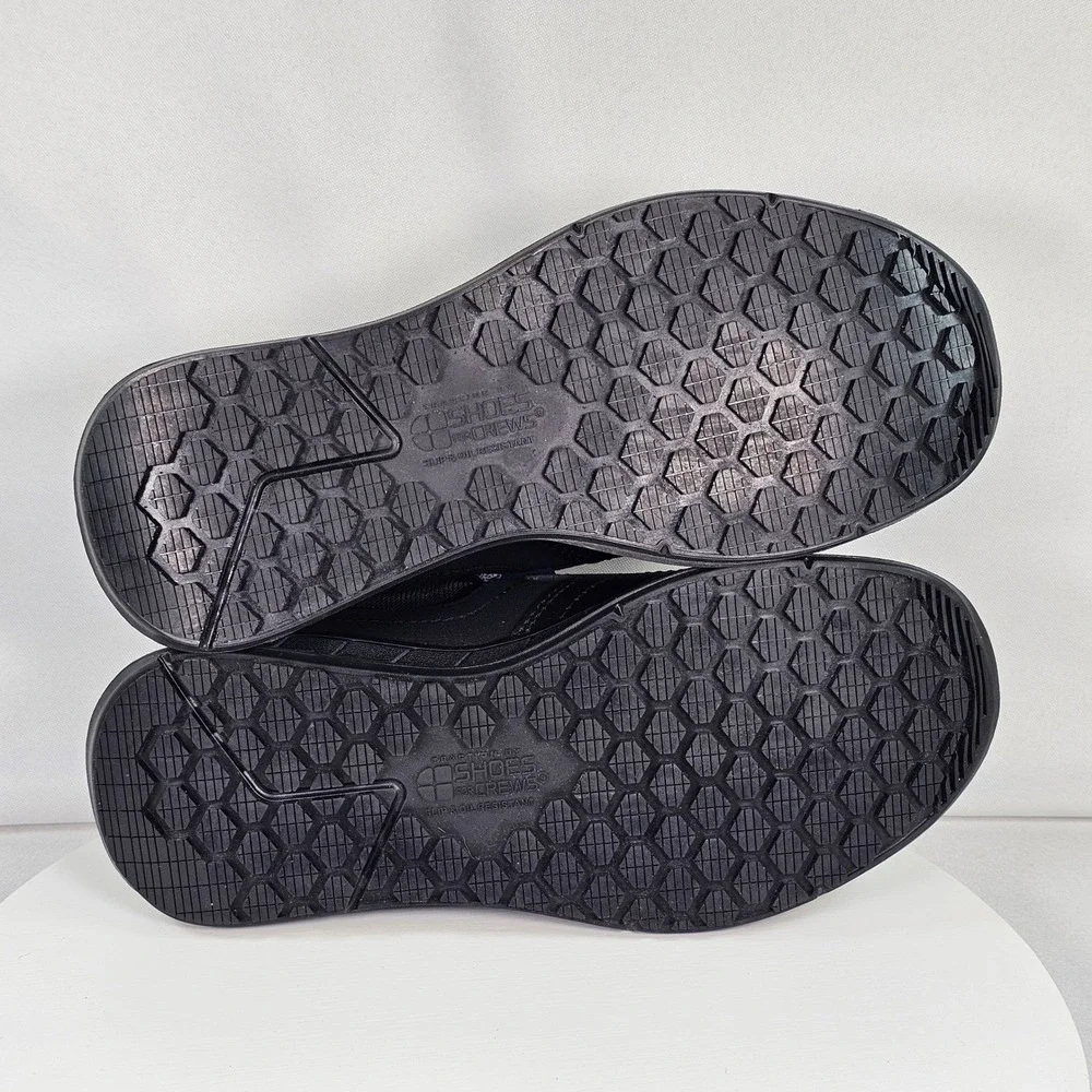 Shoes For Crews Liberty Black Slip Resistant Work Sneakers Women 6.5 HSV10-01/26